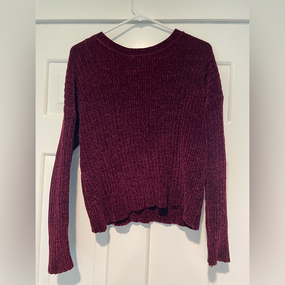 Red Sherpa Sweater
